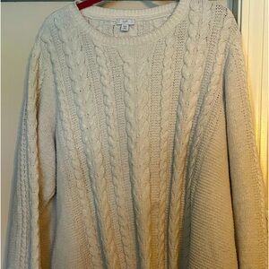 J Jill cable knit sweater